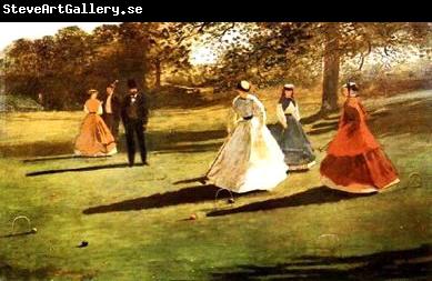 Winslow Homer Croquet Players